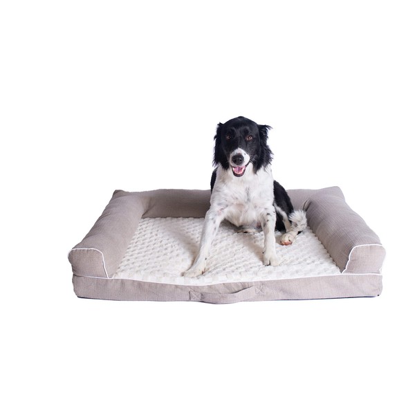 Armarkat D07B Bed Dog Bed, One Size, Beige, Ivory