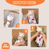 ELEMONY Cat Grooming Wrap, Cat Wrap Self-Adherent, Anti-Scratch Anti-Bite, Anti-Escape