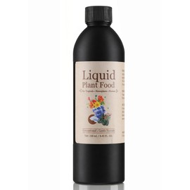 Organic Liquid Plant Food - 8.45 fl oz (250g) Concentrated Houseplant Fertilizer | All-Purpose Indoor and Outdoor Garden Nutrient for Vegetables, Flowers, Herbs, and Hydroponics