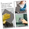 Outanaya 2Pcs Absorbent Car Washing Towel Microfiber Drying Cloth for