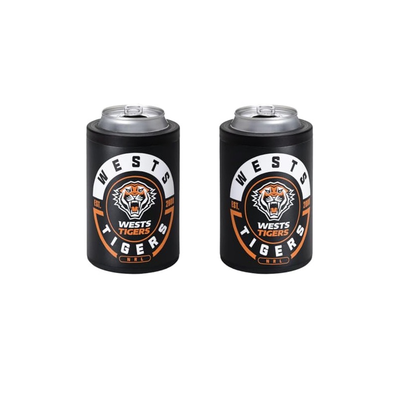 Wests Tigers NRL Rugby League Insulated Can Cooler with Lid