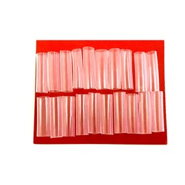 20 Clear Lacing Tips Heat Shrink Tubing Shoelace Pipes Diameter 0.2 inch (5 mm) Length 0.8 inch (20 mm) Instruction Manual Included - Advanced Works