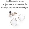Steampunk Goggles Victorian Style Rave Glasses?with Double Ocular Loupe Vintage