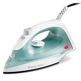 Proctor Silex 17291Y Nonstick Steam Iron, 1, WHITE GREEN