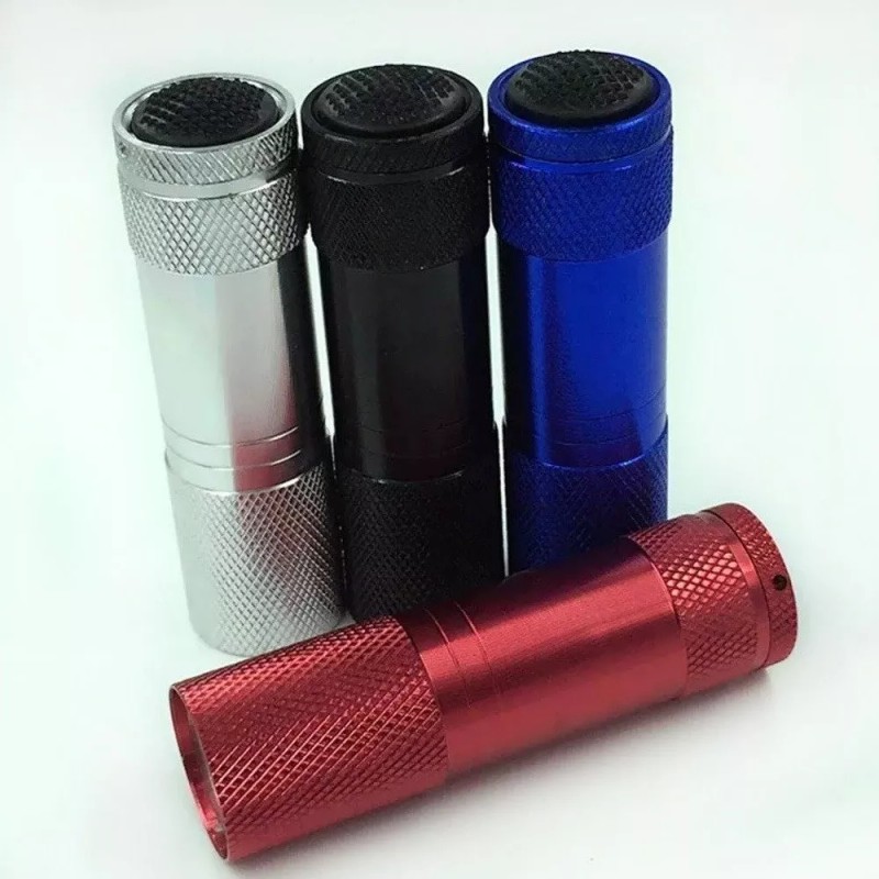 Veraly Linterna Uv Lampara Ultravioleta 9 Led Luz Negra Billetes