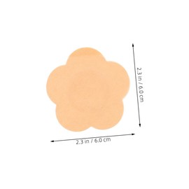 Baluue 100pcs Hot Spun Cloth Acupoint Patch Flower Patches Plum Blossom Trimming Appliques Flower Iron on Patches Long Leaves Applique Floral Iron on Applique Muscle Tape Non-Woven Fabric