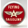 FLYING A GASOLINE "Red background" 13.5" Gas Pump Globe -