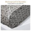 Toilet Paper Storage Basket with Lid, Narrow Bathroom Organizer for