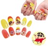 Character Crayon Shin-chan Nail Tip, Stickable and Removable, 3D, 24