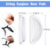 48 Pairs Air Bag Nosepads Adhesive Eyeglass Nose Pads Anti-Slip