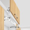 HOWHY Cabinet Door Hinges Set,Vertical Swing Lift Up Stay Pneumatic