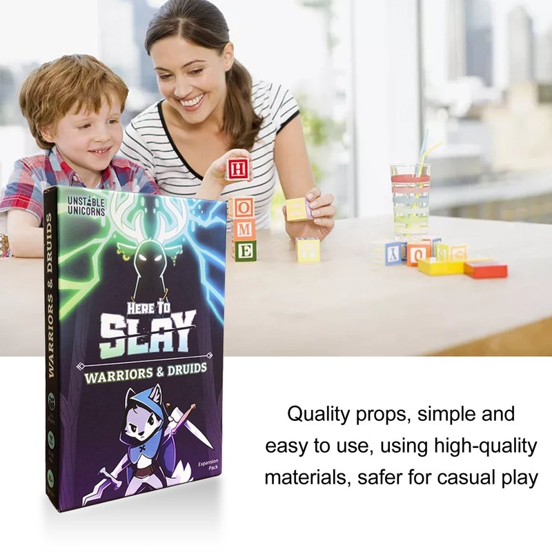 Desktop Card Game Set Smoothing Surfaces Coated Paper Social Strategy