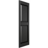 Ekena Millwork Lifetime Vinyl LP2S14X04300BL Standard Two Equal Panel Vinyls,
