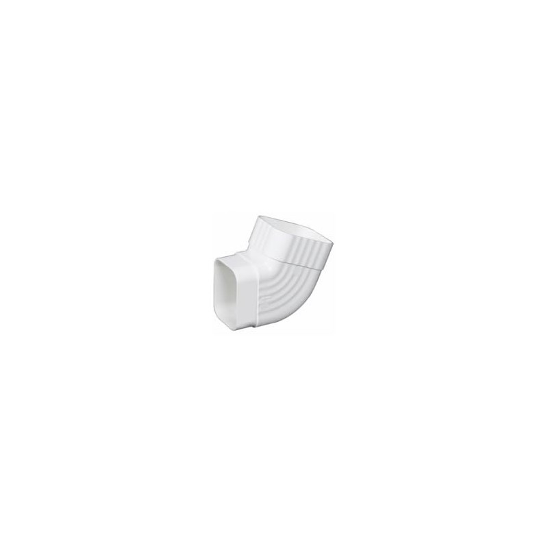 Amerimax Home Products Gutter Elbow VNYL WHT B