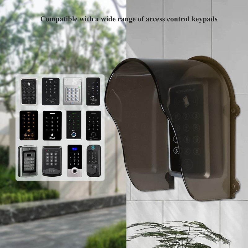 Dgyezhao Outdoor Keypad Cover,Plastic Access Control Rain Cover Sun Shade