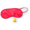 eBuyGB Colourful Eye Mask and Ear Plug Set, Red, Pack