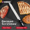 STEINBRÜCKE Serrated Bread knife 10 inch - Ultra sharp Bread