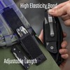 TACTICAL GEEK EXT8 EDC Belt Organizer, Molle Multitool Sheath, Nylon