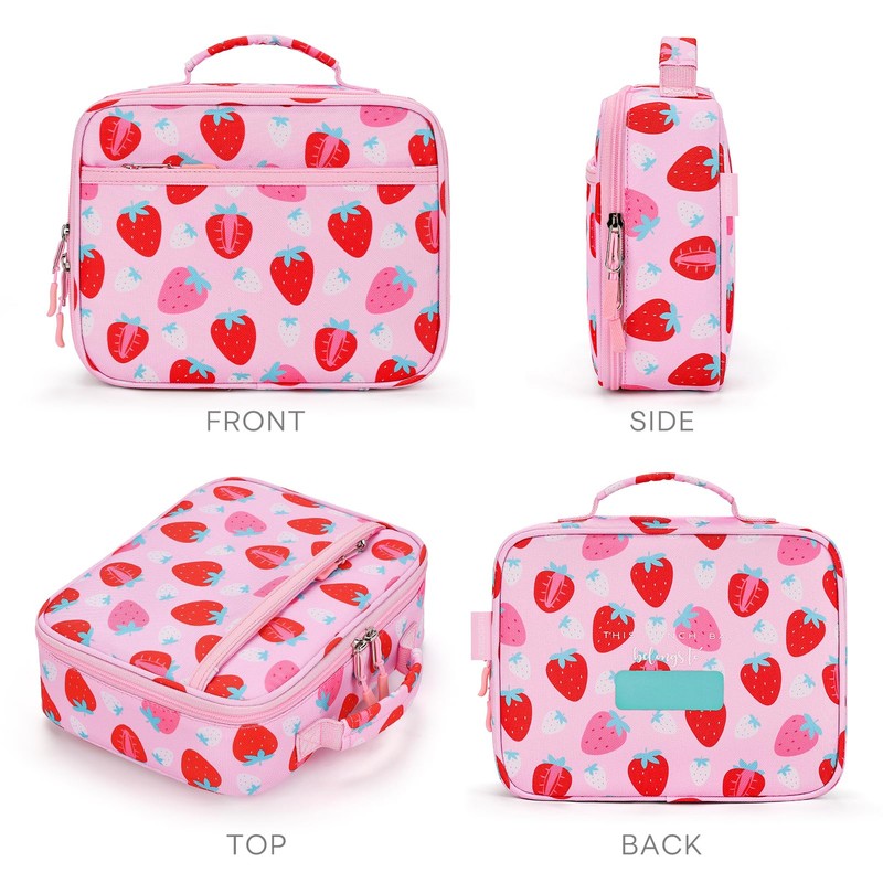 mibasies Kids Lunch Box for Girls Toddler, Insulated and Reusable