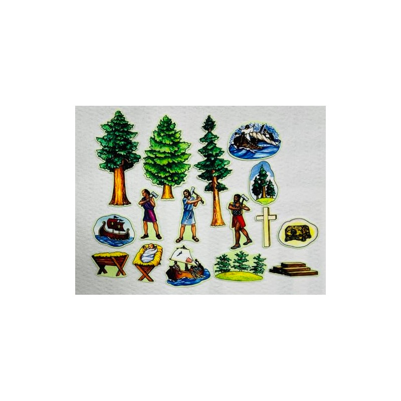 Tale of Three Trees Felt Figures for Flannel Board Stories