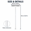 2-in-1 Window Squeegee for Glass Cleaning – Retractable Pole with