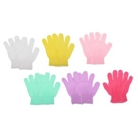 Outanaya 10Pcs Exfoliating Shower Mittens Dual Sided Body Scrubber Gloves for Deep Cleaning Safe for Skin for Home Hotel Dorm Use Promotes Circulation and Refreshes Skin