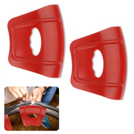 OFBAND 2PCS Upgraded Rim Protector for Car Wheels,Ergonomic Design Rim Guards for Car Rims with Double Convex Rib Non-Slip Edge,Universal Wheel Protectors Rim Fits Motocycles SUVs Bikes (Red)