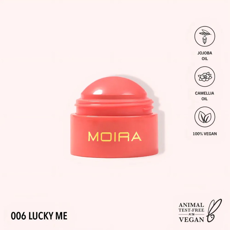 Rubor Moira Soft Blush Balm Tono Del Maquillaje 006 Lucky