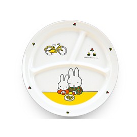 Miffy round three 仕切 Lunch Plate 23 cm Diameter cm b-65 °C-5000 –
