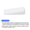 METALLIXITY Door Stop Wedge(64mm/2.52") 2Pcs, Plastic Door Wedge - for