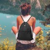Drawstring Backpack String Bag Sackpack Cinch Water Resistant Nylon for
