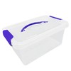 Plastic Storage Box Lightweight Robust Stackable Storage Boxes with Lid,