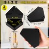 Qualirey 2 Pcs Mice Station with Key Triangle Mouse Station