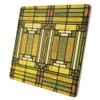 Frank Lloyd Wright's Oak Park Skylight Design on 8" Square