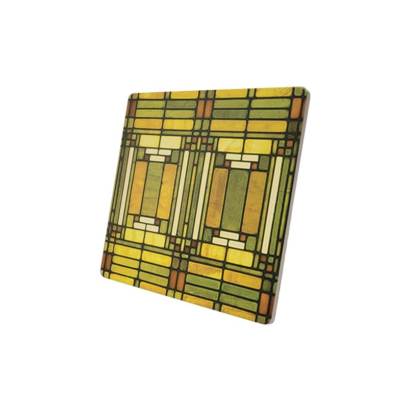 Frank Lloyd Wright's Oak Park Skylight Design on 8" Square