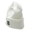 55cube Beanie Hats for Men Women White