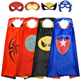 Hikidye Kids Dress up Costume for Boys, Kids Party Mask Capes Dress up for Boys Toys Age 3-8 Year Old Boy Gifts, Toys Gifts for 3-8 Boy Toddler Dressing up Clothes