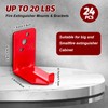 24 Pack Fire Extinguisher Mount Universal Bracket 5 to 40