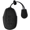 CGZOWYU Suede Genuine Leather Smart Key Fob Case Cover Compatible