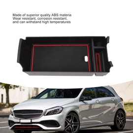 Center Console Organizer, Sturdy Heat Proof Armrest Console Storage Box Holder for A Class B Class CLA GLA GLB