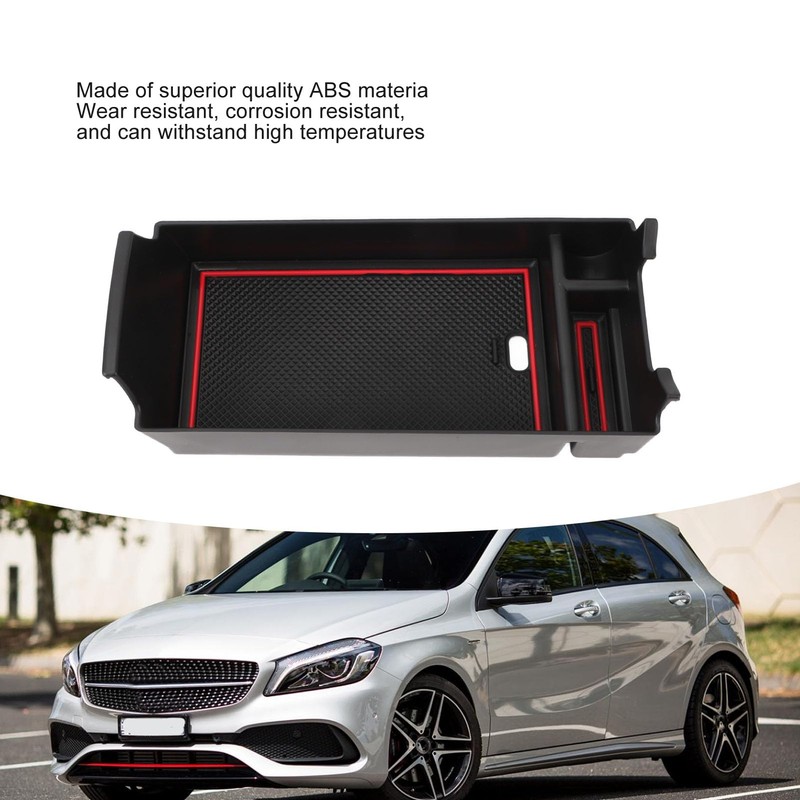 Center Console Organizer, Sturdy Heat Proof Armrest Console Storage Box