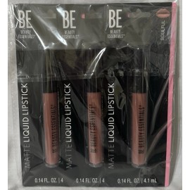 Beauty Essentials Three (3) Beauty Essentials Matte Liquid Lipstick Soulful