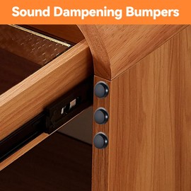 Adhesive Rubber Feet 128PCS 1/2 inches, Self Adhesive Black Bumpers, Small Feet for Electronics