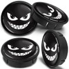 SkinoEu 4 x 60 mm Universal Alloy Wheel Hub Caps