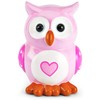 Mousehouse Gifts - Pink Heart Owl Piggy Bank, Charming Money