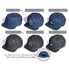Librass Men's Umpire Cap, Denim Cap, Short Brim, Short Brim,