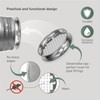 Vent Systems 8" Metal Tee Cap with Mesh. Galvanized Steel