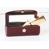 Leather Set of 2 Leather Lipstick Case Holder - Organizer
