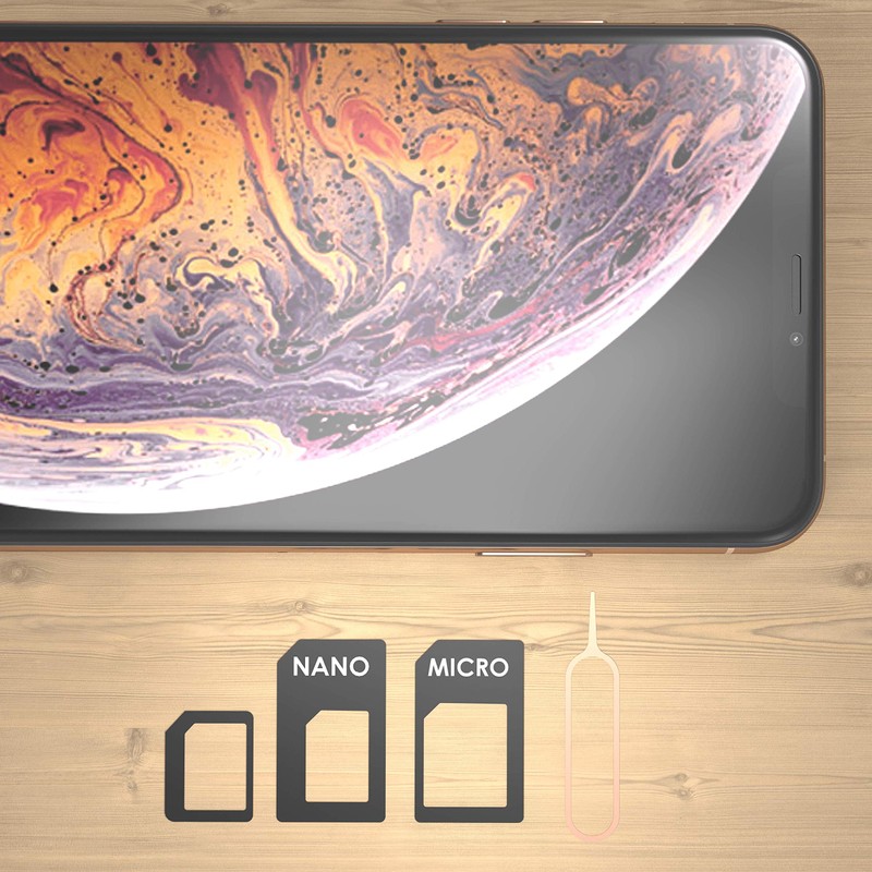 innoGadgets® Nano SIM Adapter Set, Complete Adapter Set for Nano