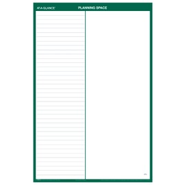 AT-A-GLANCE 2026 Erasable Calendar, Dry Erase Wall Planner, 24" x 36", Large, Vertical, Reversible (PM2102826)